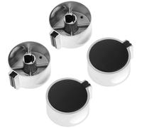 4 Pezzi Manopole Piano Cottura 6mm Pomelli Cucina Manopola Fornello a Gas