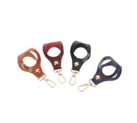 4 Pezzi Marsupio da Golf Mini in Pu per Palline e Accessori | Resistente All'acqua, Design Antiscivolo, Clip con Fibbia, per Marker e Chiavi, Leggero per Walking Bag
