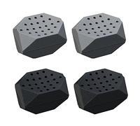 4 pezzi Masseter Ball Jaw Trainer, silicone da masticare, strumento da masticare per collo e viso per rafforzare e stringere la linea della mascella e del collo uomini donne (grigio nero)