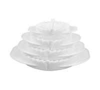 4 Pezzi Matrice per Ravioli e Ravioli, Utensile Bianco in Plastica | Feste e Riunioni Familiari, Facile da Pulire, Versatile, Comodo, per Ravioli e Gnocchi
