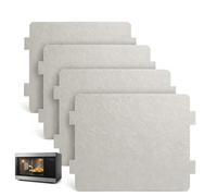 4 Pezzi Mica per Microonde 118 x 100 mm, Foglio di Mica per Microonde, Piastra Mica, Copertura Guida d’Onda, Accessorio Forno a Microonde, Ricambio per Cucina, Casa, Manutenzione e Riparazione