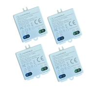 4 Pezzi Mini Alimentatore Trasformatore LED 24V 0,5A 12W, Voltaggio Costante,Input 100-240V AC 50/60Hz, Per Strisce LED e Luci a Bassa Tensione DC12V, Compatto 45x40x20mm