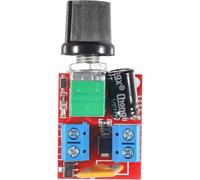 4 pezzi Mini dimmer LED 5A 90W, regolatore di velocità PWM for motore CC | Interruttore di controllo della velocità 3V 6V 12V 24V 35V, dimensioni ultra ridotte