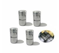 4 Pezzi Mini Shaker Spezie Portatile Barattolo Spezie Acciaio Inox Sigillato