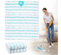 4 Pezzi Mocio di ricambio compatibile con Leifheit, Panno di ricambio per mop Leifheit, per Leifheit Clean Twist XL Micro Duo, Panno mop in microfibra, Rivestimento di ricambio per tutti i pavimenti
