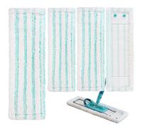 4 Pezzi Mocio Lavapavimenti Panni di Ricambio per Leifheit Profi XL Cotton Plus/