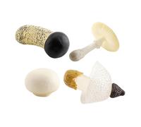 4 Pezzi Modello di Fungo Artificiale Attività di Apprendimento in Miniatura per