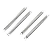4 Pezzi Molla Di Trazione Con Gancio,Acciaio Inossidabile 304, Lunghezza Libera 160mm, Diametro Esterno 10mm, Diametro Filo 1,5mm
