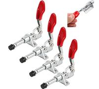 4 Pezzi Morsetti a Ginocchiera, Toggle Morsetto Push Pull Toggle, Morsetti a Sgancio, Rapido Tenditore, Morsetti a Leva Manuale, per Il Funzionamento Della Macchina, Carpenteria, Saldatura