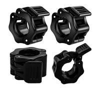 4 Pezzi Morsetti Per Bilanciere Collari Clip Per Barre Olimpiche Morsetti Per Bilanciere Da 1 Pollice Collari Di Bloccaggio Per Bilancieri Olimpici Professionali a Sgancio Rapido Per Il Fitness