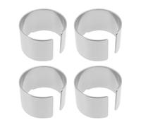 4 Pezzi Morsetti Spessori per Terminali della Batteria dell'auto per Connettori Audio e Video Argento