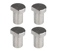 4 pezzi Morsetto di Banco Posizionamento da Tavolo, Adatto per Fori per Cani da 20 mm, Morsetti da Banco Lavoro in Acciaio Inox, Cani da Banco da Lavoro per Tavolo da Lavoro t Track (Argento 1)