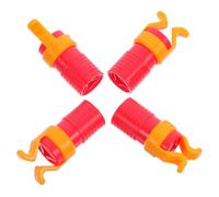 4 Pezzi Morsetto Fissavite in ABS Rosso, per Punte 6-8mm, Uso Legno | Ganasce Flessibili, Avvio Diritto e Sicuro, per Falegnami e Fai da Te su Pannelli e Lamiera