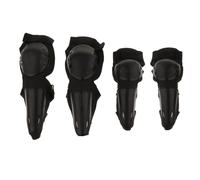 4 pezzi Moto MTB Motocross Gomito Ginocchiere Parastinchi Protezione tutore
