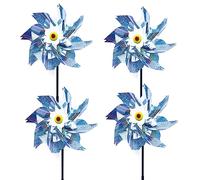 4 Pezzi Mulino a Vento Riflettente Allontanare i Piccioni Spaventa Uccelli per Il Controllo Degli Uccelli Decorazione del Giardino to Protect Giardino, Frutteto, House, Fattoria
