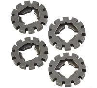 4 pezzi Multi Power Tool oscillante lama adattatore con gambo progettato per la compatibilità con vari strumenti nel fai da te