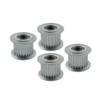 4 pezzi MXL 20T Puleggia tenditrice 7/11mm Larghezza cinghia Cuscinetto ruota 20 Denti 3/4/5mm Foro Puleggia folle(3mm,11mm)