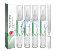 4 Pezzi Nail Care Pen, con Lima Unghie, Penna per la Cura Delle Unghie, Riche en Amandes Douces, Graines de Jojoba, Noix de Coco, Olives et Autres Ingrédients