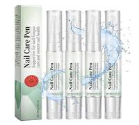 4 Pezzi Nail Care Pen, Penna per la Cura Delle Unghie, Arricchito con Tea Tree Oil, Fiori di Camomilla, Aloe Vera
