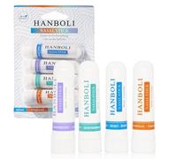 4 pezzi Nasal Stick, inalatore nasale aromaterapia, stick nasale portatile, per viaggi e aumentare la concentrazione e la pulizia dei passaggi nasali