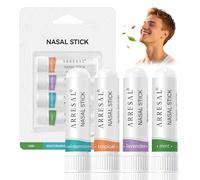 4 Pezzi Nasal Stick,nasale inalatore portatile,nasale aiuto respirazione,Rapido Sollievo dal Naso Chiuso,una migliore qualità del sonno & alleviare Lo Stress,Adatto Lavoroper