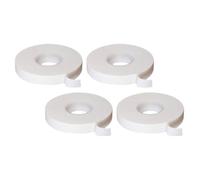 4 Pezzi Nastri per Dita per Guzheng e Pipa, Tessuto Elastico Bianco | Traspiranti e Tagliabili, per Apprendimento, Misura Dieci Metri, Adatti alle Dita, Colore Bianco