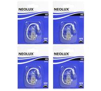 4 Pezzi NEOLUX H3 12V 55W Lampadina Alogena PK22s Trasparente E-Z Prüfzeichen