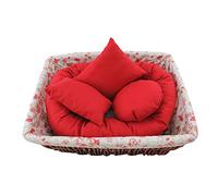 4 pezzi neonato fotografia puntelli cuscino ciambella + 3 cuscini in posa cesto di riempimento kit bambino puntelli foto per bambina ragazzo