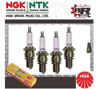 4 Pezzi New Candele SPARK NGK Racing Genuine R6252E-105 Cod. 2396