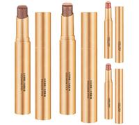4 Pezzi Ombretto Gradiente A Tre Colori In Stick, Ombretto Glitterato A 3 Colori In Stick, Ombretto Glitterato Gradiente In Stick, Penna Ombretto Shimmer A Prova Di Budge Per Donne