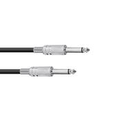4 pezzi - OMNITRONIC Cavo Audio Jack 6,3 mm Mono 3 m Nero - Qualità Professiona