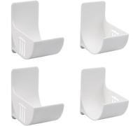 4 pezzi Organizzatore per sacchetti di plastica, distributore di sacchetti della spazzatura bianchi senza perforazione Supporto per sacchetti della s