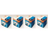 4 pezzi Osram 48870 WFL Lampadina faretto alogena 50W GU5.3 12V 36 GRADI