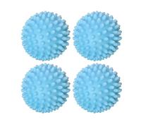 4 Pezzi Palla For Asciugatrice Riutilizzabile In PVC For Bucato For Lavatrice Asciugatura Ammorbidente For La Casa Vestire Strumento Di Pulizia Accessrices Pulizia Ad Alta Efficienza(4Pcs Blue)