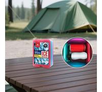 4 Pezzi Panetto di Ghiaccio Riserva di Freddo Raffreddatore Portatile E