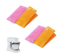 4 pezzi Panni a rete piatti, Innovativo panno per lavare i piatti, Innovativi per lavare i piatti, Panni in rete per lavare i piatti, Panno per la pulizia dell'impasto, asciugatura rapida 30×30cm