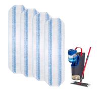 4 pezzi panni di ricambio in microfibra per Vileda H2PrO e O-Cedar H2PrO flat mop, ricambio mocio lavabile e riutilizzabile