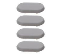 4 Pezzi Paracolpi per Coperchio Water in Plastica e Silicone, Antiscivolo | Inserimento Preciso, Base Allungata Stabilizzante, per Sedili Estesi e Sanitari del Bagno, senza Adesivo