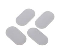 4 Pezzi Paracolpi per Coperchio Wc 42x24 MM in Plastica | Riduzione del Rumore e Stabilità, per Sedile Allungato in Bagno, Uso Domestico e Gestione Affitti