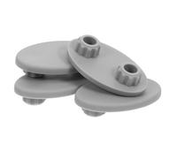 4 Pezzi Paracolpi per Sedile Wc in Abs, Riducono Rumore e Urti | Accessori per Coperchio del Water, Adatti a Anziani, Set da Coppia, Colore Neutro