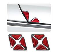 4 Pezzi Paracolpi Portiere Auto per Jeep Avenger e Altre Auto. Protezione per Bordi per Auto Porte - Piegatura Multiangolo,Red