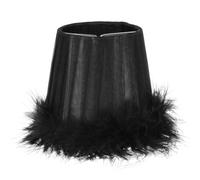 4 pezzi paralume in piuma per luce da comodino