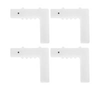 4 Pezzi Paraspigoli per Mobili in Silicone Bianco | Protezione Bordi Discreta, per Tavoli e Piani, Aiuta a Ridurre Urti e Tutela