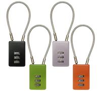 4 Pezzi Password In Metallo, Blocco Mini Password Creativo, Forniture Di Viaggio, Possono Essere Utilizzati In Valigie, Armadietti E Zaini.