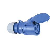 4 pezzi - PC ELECTRIC Giunto CEE 16A a 3 Poli Blu per Cavi - Connettore Professi