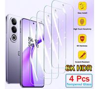 4 pezzi Pellicola protettiva in vetro temperato compatibile con OnePlus One Plus Nord CE4 CE3 CE2 CE 4 3 2 Lite N30 N20 N300 N200 N100 N10 SE 10R 10T 9 9 RT 9RT 9R 8T 7 7T Ace 5 3V 2V Edition, 2.5D, 9