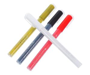 4 Pezzi Penna per Nail Art in PP per Disegno Manicure e Tratti | Uso Domestico per Pratica Unghie e Tessuto, Impugnatura Comoda, Scrittura Fluida, Strumento Pratico e Multiuso