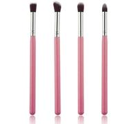 4 pezzi pennelli per gli occhi professionali set per portatile ombretto mix matita pennello occhi trucco pennello set strumento cosmetico per principiantiAttraente