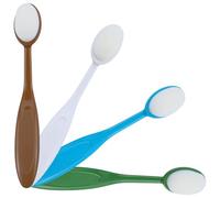 4 Pezzi Pennello per Miscelazione Inchiostro Pennelli Ovali per Il Trucco Pennelli Colorati per Miscelare Inchiostri Crafting Ink Blending Brush Set per Lavori di Artigianato