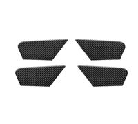 4 Pezzi Per Alfa Per Romeo Per Giulia Per Stelvio In Fibra Carbonio Per Auto Porta Interna Ciotola Decorazione Adesivi Toppa Rifinitura Accessori Interni Auto Interni Accessori(Nero)